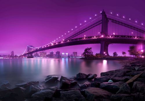 Beautiful Bridge Lightning Ultra HD Wallpaper